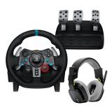 Logitech G29 Driving Force with ASTRO A10 Gen 2 Wired Headset