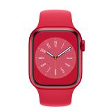 Apple Watch 8 41mm Red Aluminum Case Red Sport Band 