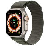 Apple Watch Ultra Titanium Case Green Alpine Loop MNHJ3J